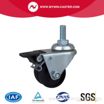 80Kg Threaded Brake PA Machine Caster